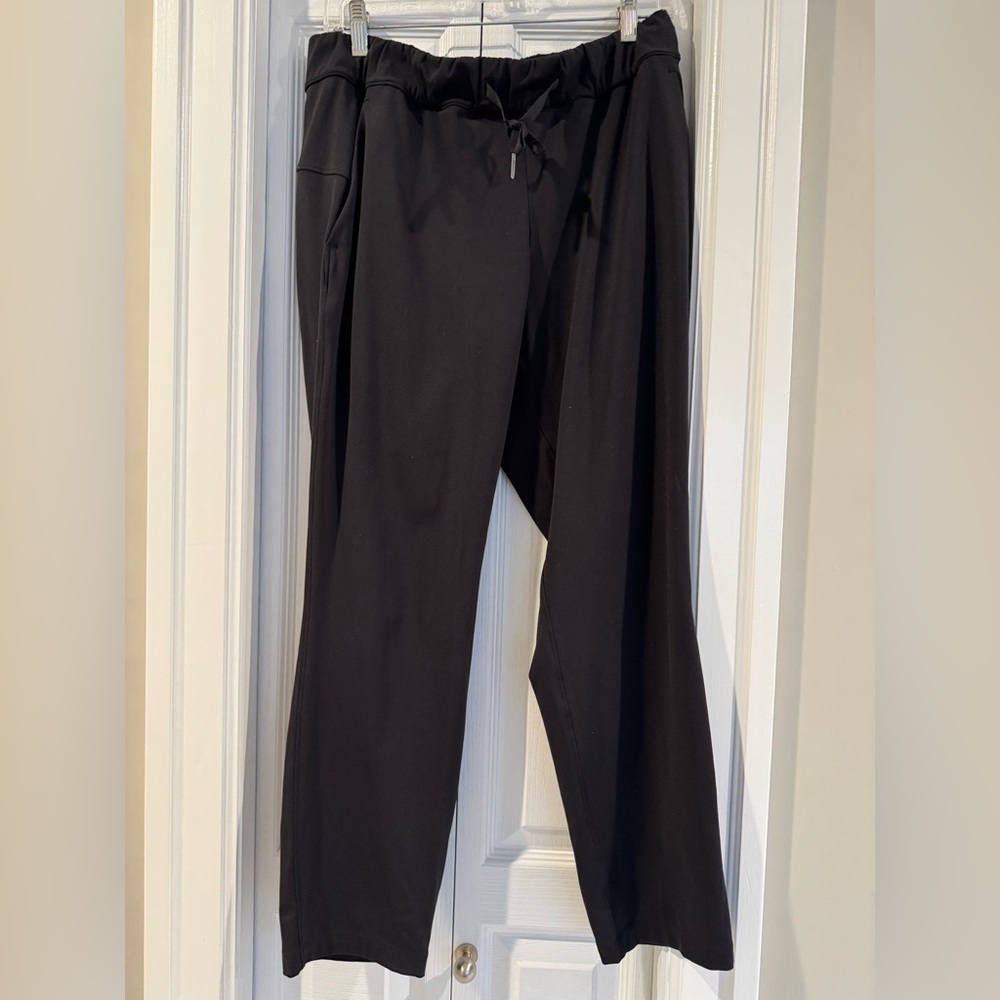 Lululemon On the Fly Pants Blk Sz 8